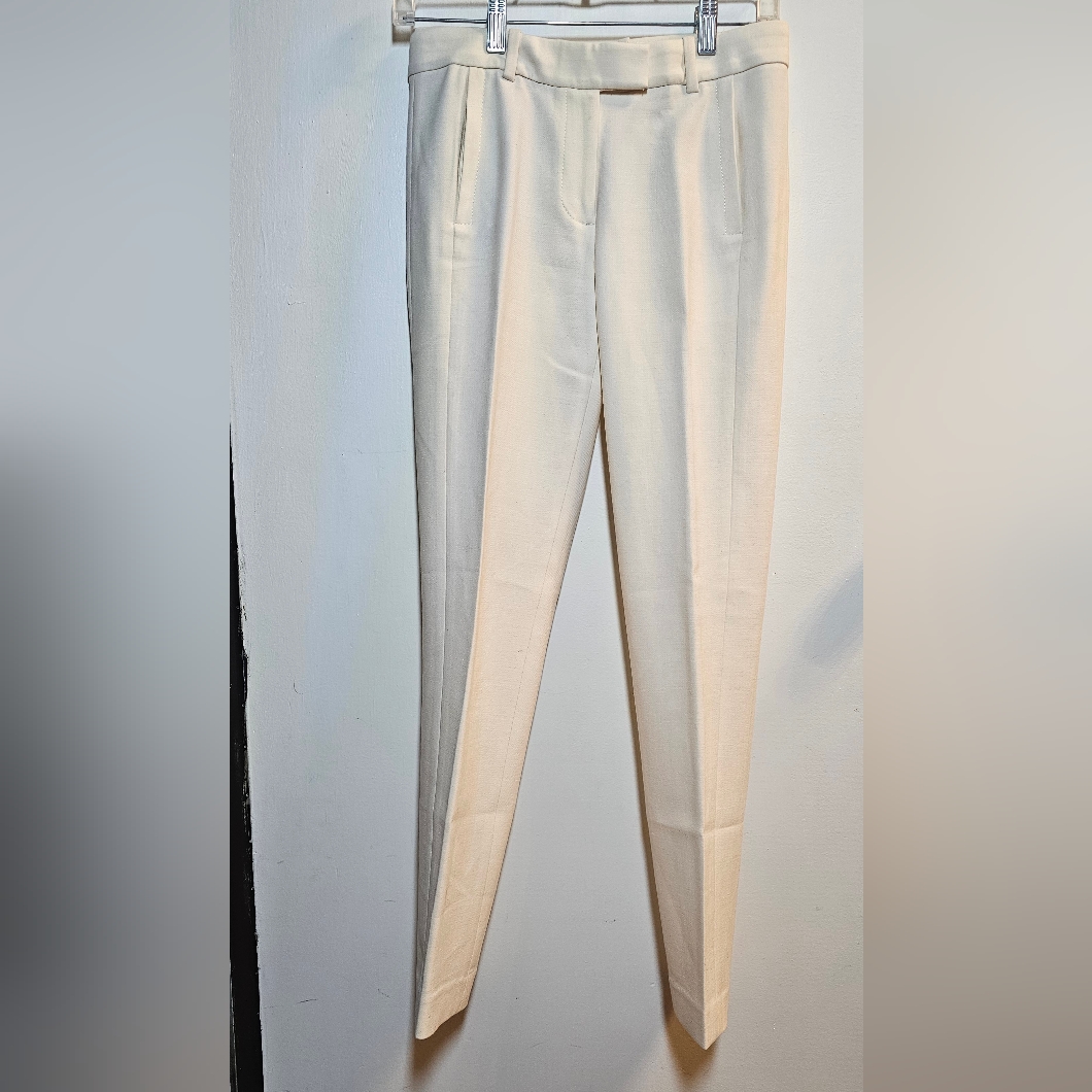 Nwot- J. Crew Maddie Wool Blend Full-Length Trouser,Sz.0
